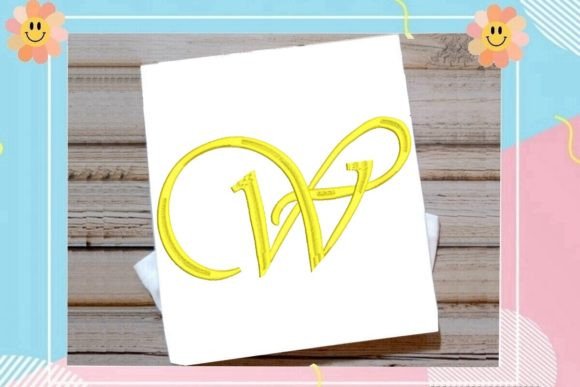 Beautiful Monogram W Letter Review