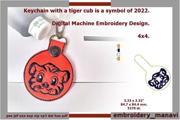 Evaluating In the Hoop Keychain with a Tiger