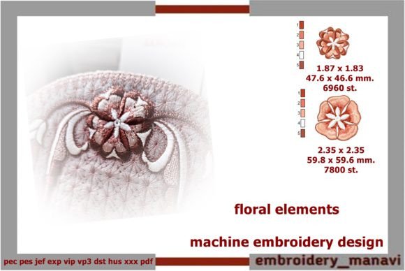 Floral Elements 2 Designs Review for Apparel