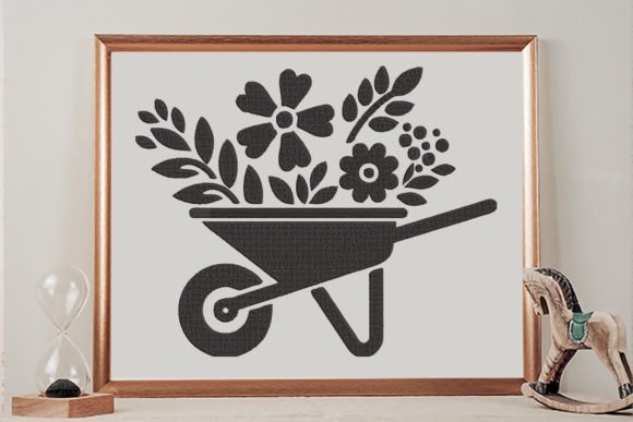 Floral Wheel Barrow: A Seasonal Embroidery Review