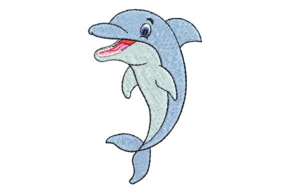 Light Blue Dolphin: A Whimsical Embroidery Review