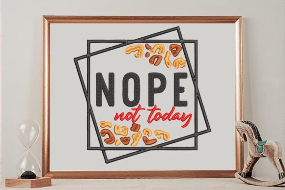 Nope Not Today: A Seasonal Embroidery Review