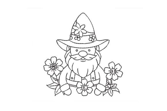 Review: Gnome with Flowers Bean Stitch Design