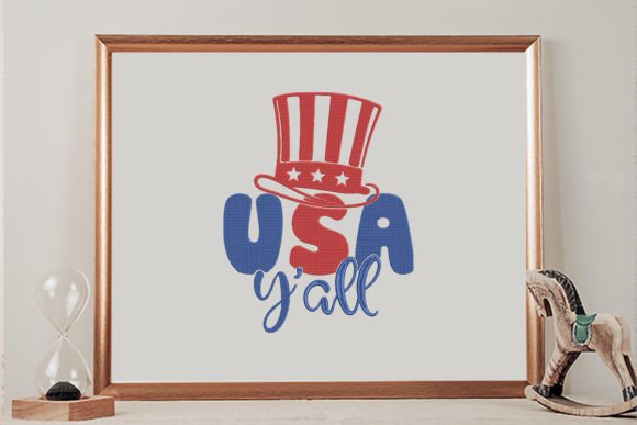 Review: USA Y’all Hat 4th of July Embroidery Design