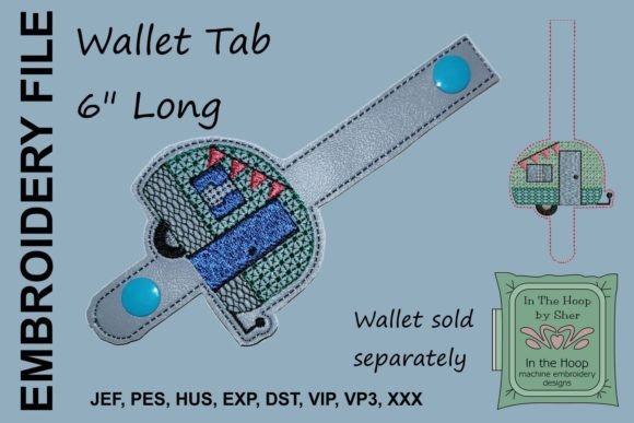 Tiny Camper Wallet Tab Embroidery Review